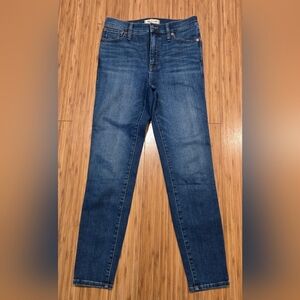 NWOT Madewell High Waist Dark Blue Jeans